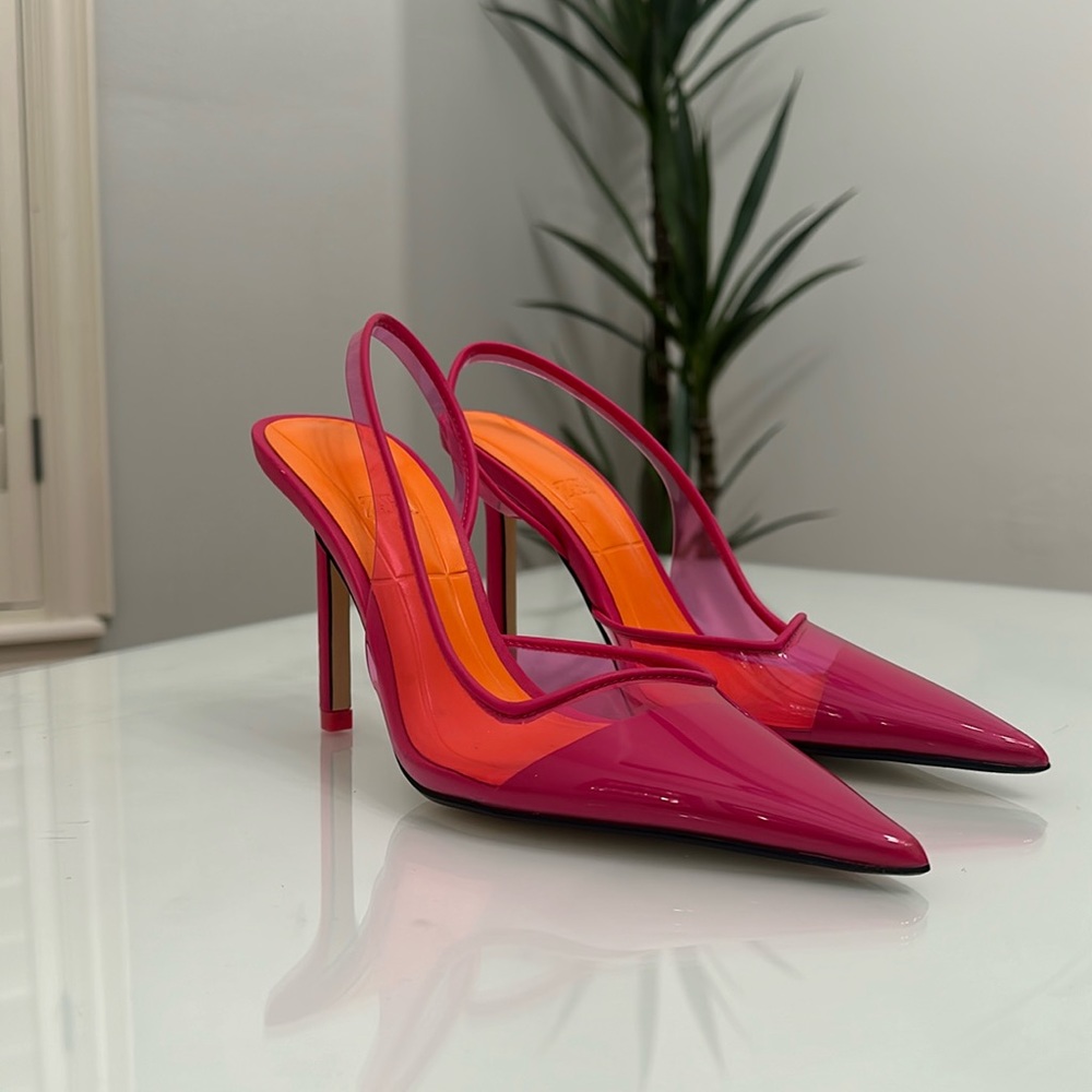 Zara Pink and Orange Heels